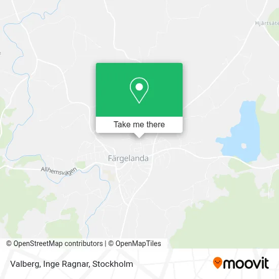 Valberg, Inge Ragnar map