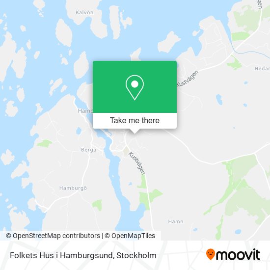 Folkets Hus i Hamburgsund map