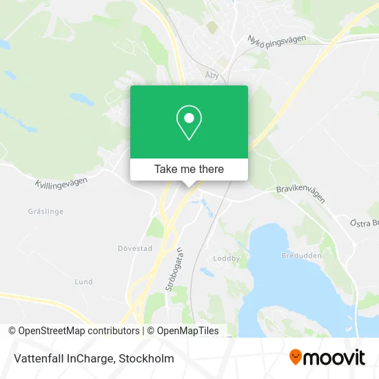Vattenfall InCharge map