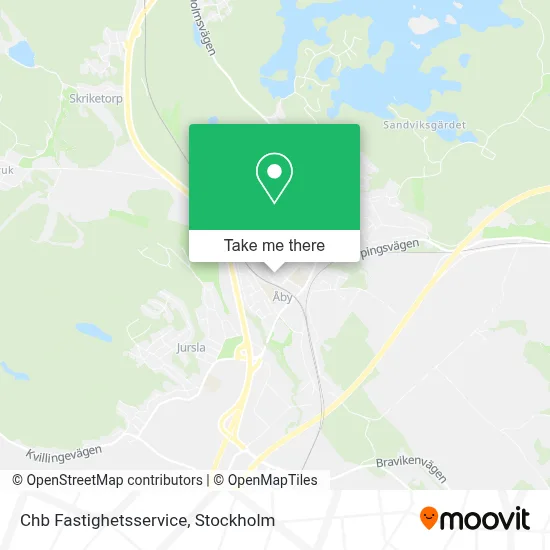 Chb Fastighetsservice map