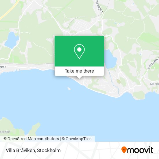 Villa Bråviken map