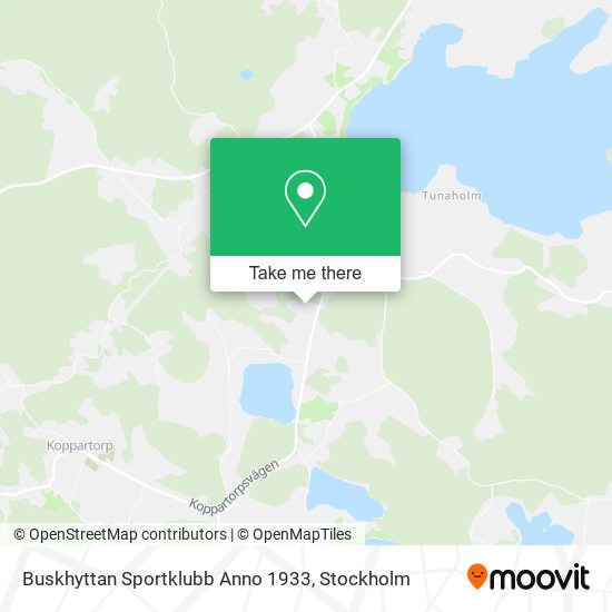 Buskhyttan Sportklubb Anno 1933 map