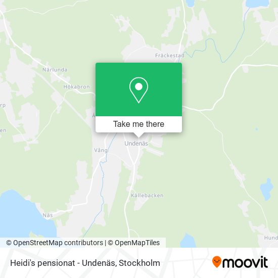Heidi's pensionat - Undenäs map
