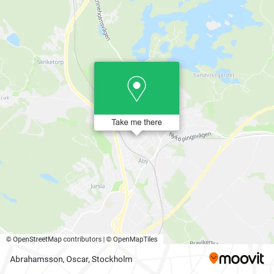 Abrahamsson, Oscar map