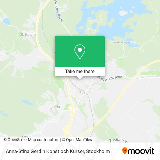 Anna-Stina Gerdin Konst och Kurser map