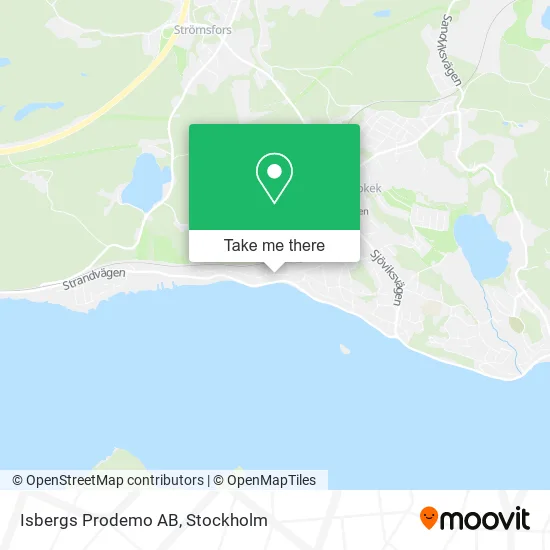 Isbergs Prodemo AB map