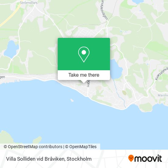 Villa Solliden vid Bråviken map