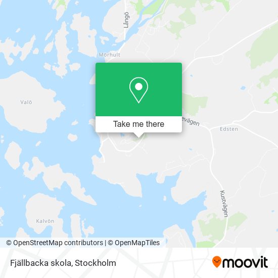Fjällbacka skola map