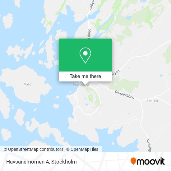 Havsanemomen A map