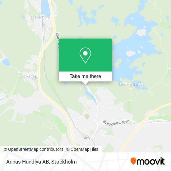 Annas Hundlya AB map