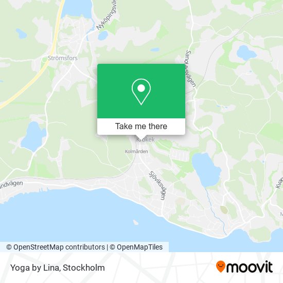 Yoga by Lina map