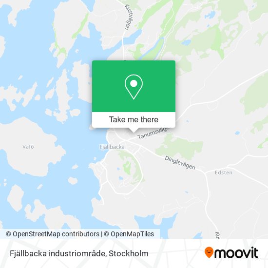 Fjällbacka industriområde map