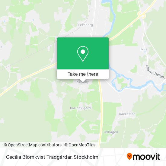 Cecilia Blomkvist Trädgårdar map