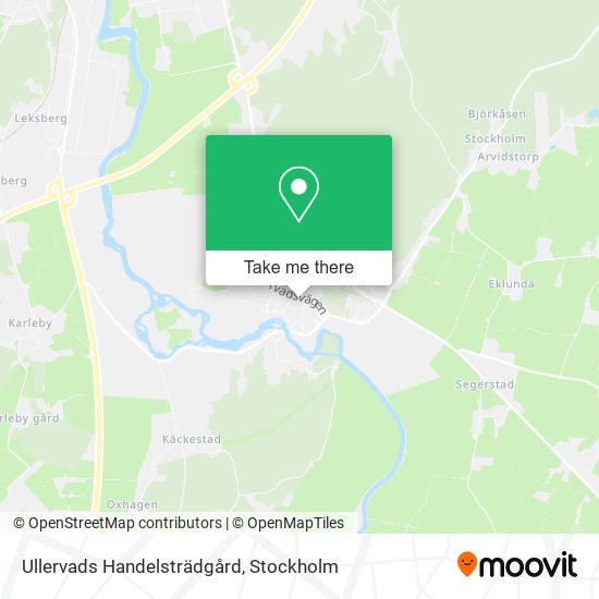 Ullervads Handelsträdgård map