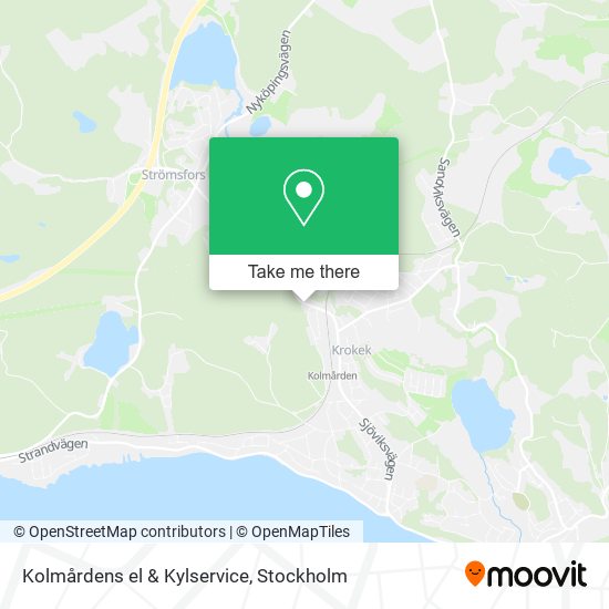 Kolmårdens el & Kylservice map