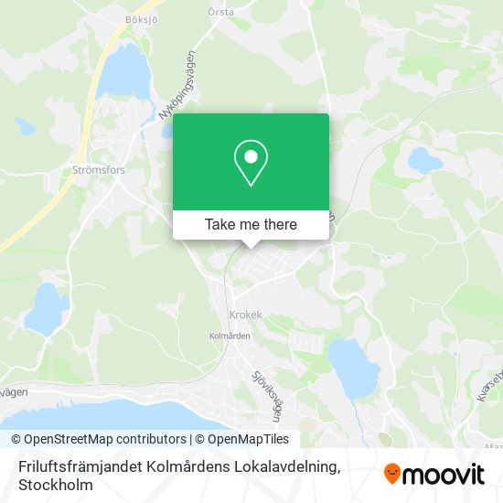 Friluftsfrämjandet Kolmårdens Lokalavdelning map