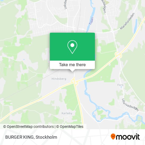 BURGER KING map