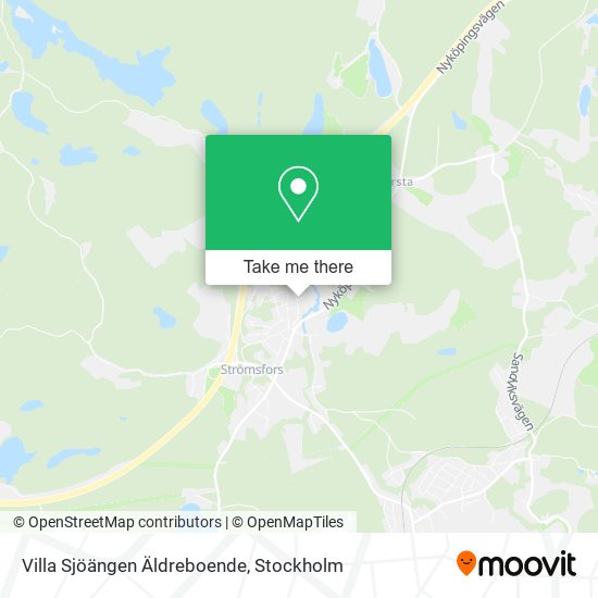 Villa Sjöängen Äldreboende map