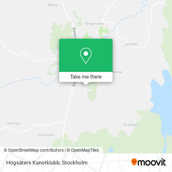 Högsäters Kanotklubb map