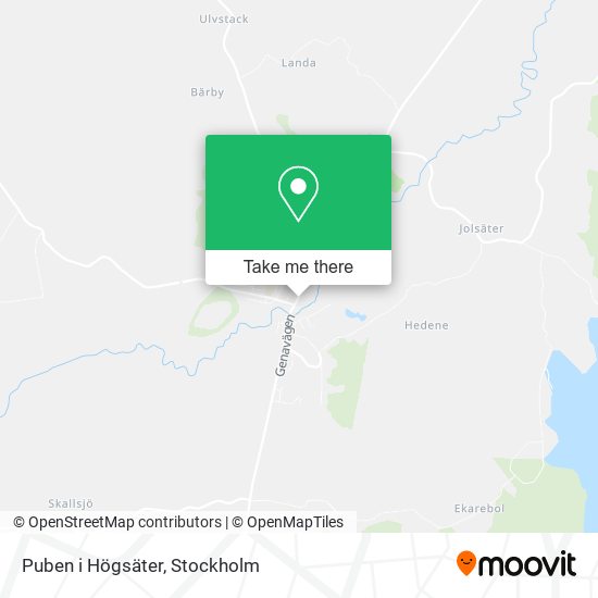 Puben i Högsäter map