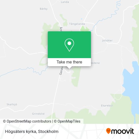 Högsäters kyrka map