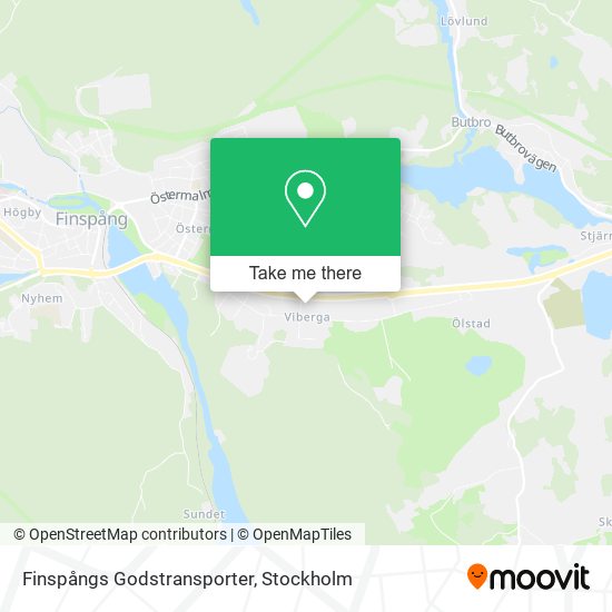 Finspångs Godstransporter map