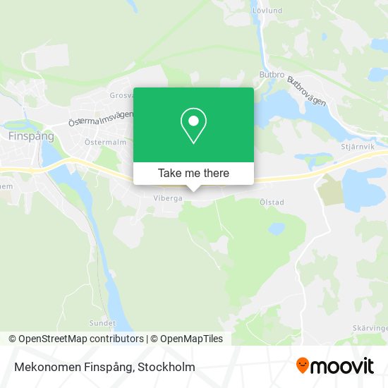 Mekonomen Finspång map