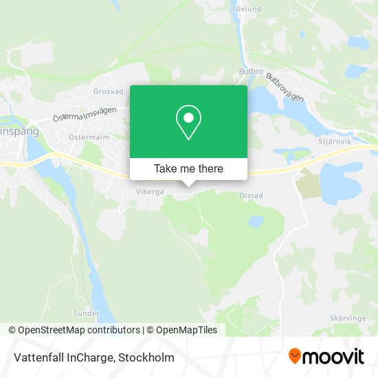 Vattenfall InCharge map