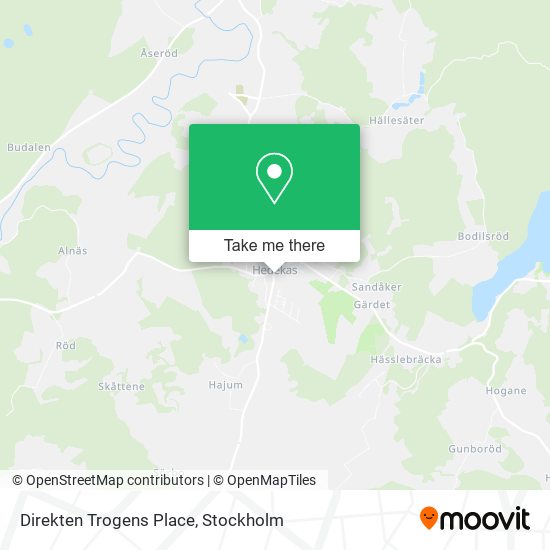Direkten Trogens Place map