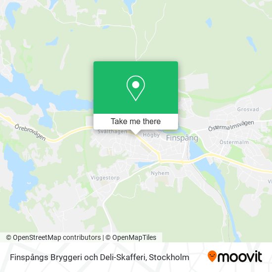 Finspångs Bryggeri och Deli-Skafferi map