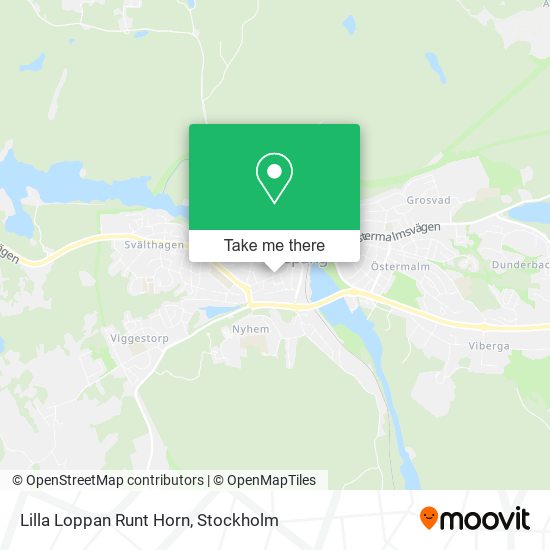 Lilla Loppan Runt Horn map