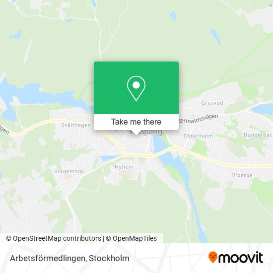 Arbetsförmedlingen map