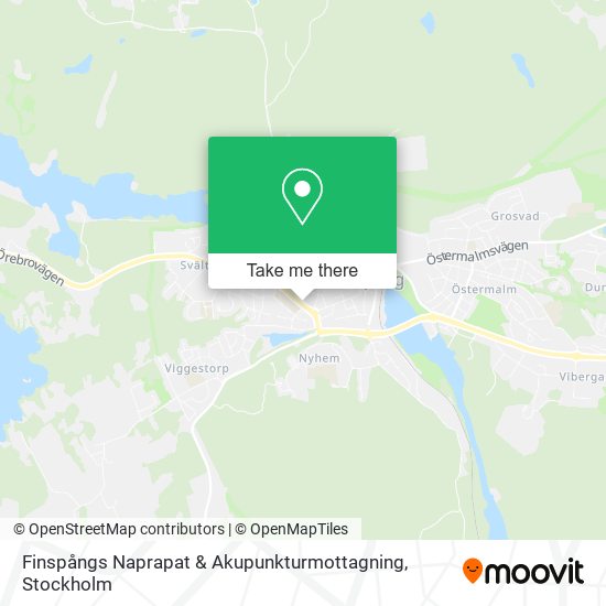 Finspångs Naprapat & Akupunkturmottagning map