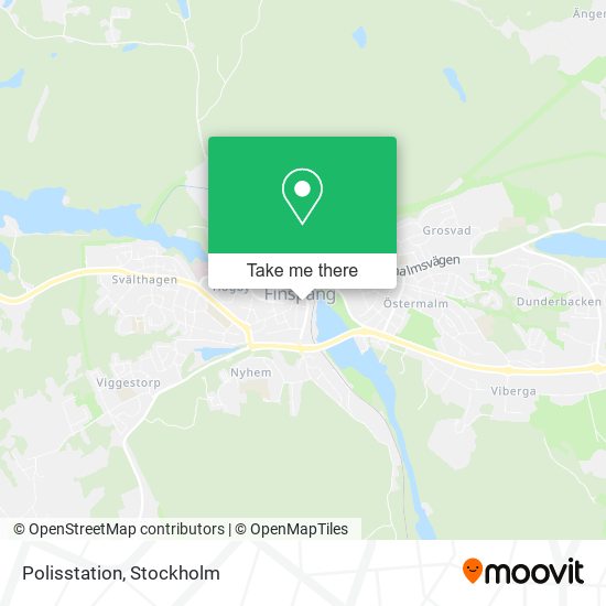 Polisstation map