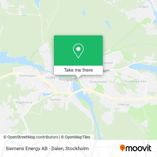 Siemens Energy AB - Dalen map