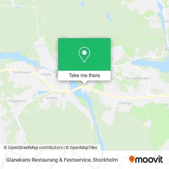 Glanekans Restaurang & Festservice map