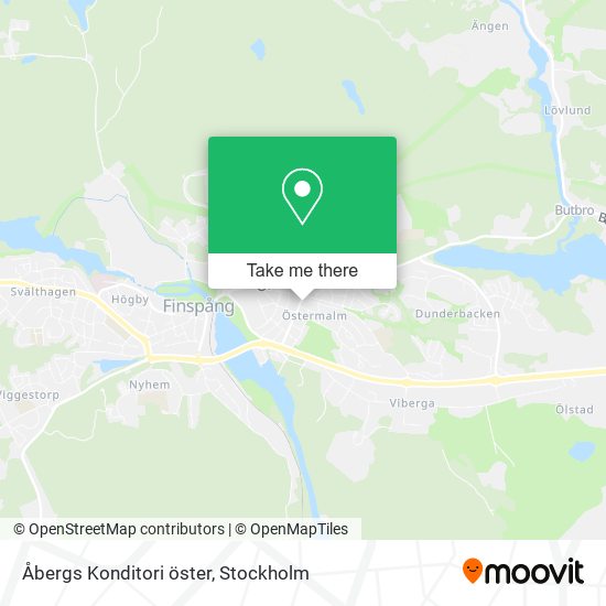 Åbergs Konditori öster map