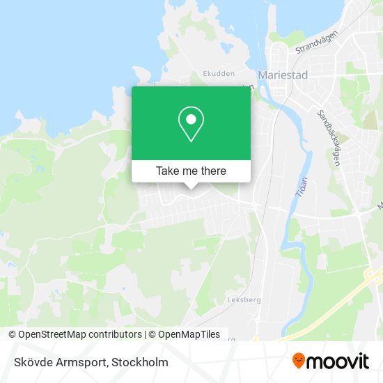 Skövde Armsport map