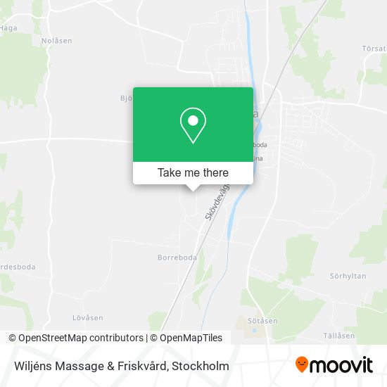Wiljéns Massage & Friskvård map