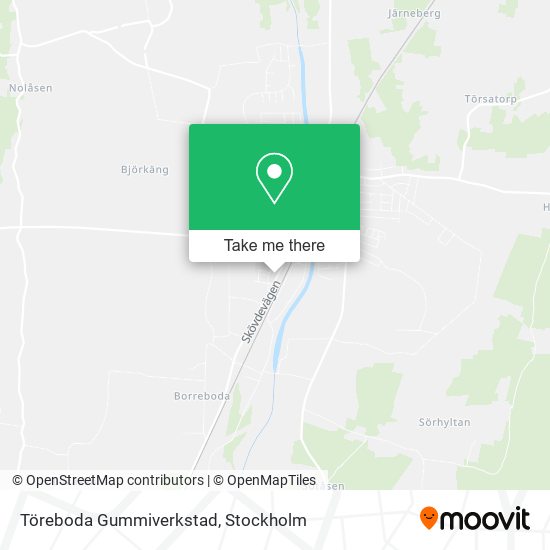 Töreboda Gummiverkstad map