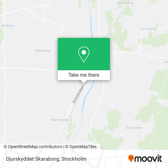 Djurskyddet Skaraborg map