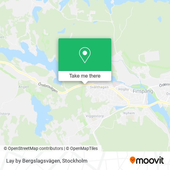 Lay by Bergslagsvägen map