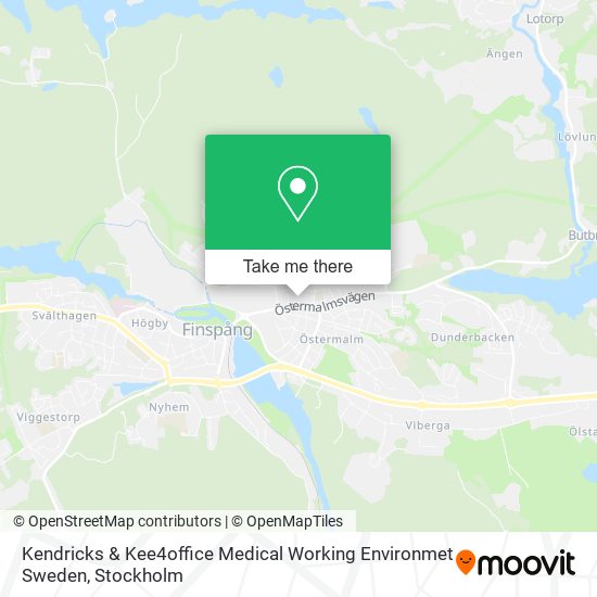 Kendricks & Kee4office Medical Working Environmet Sweden map