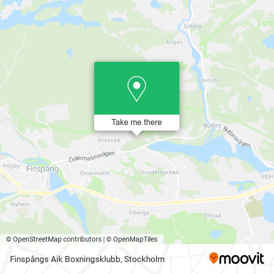 Finspångs Aik Boxningsklubb map