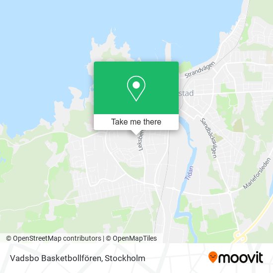 Vadsbo Basketbollfören map