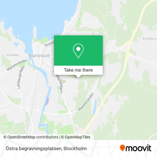 Östra begravningsplatsen map