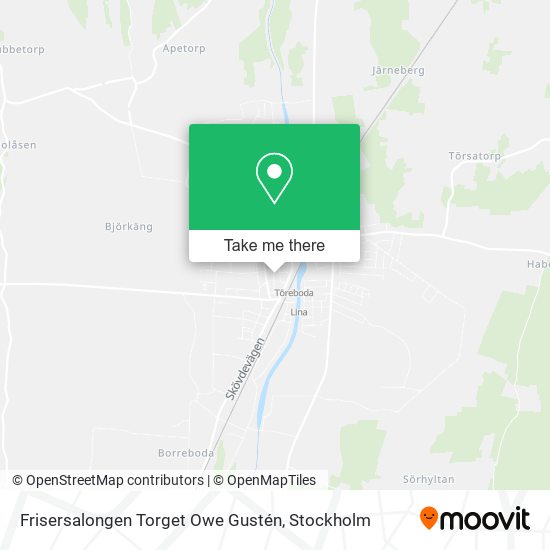Frisersalongen Torget Owe Gustén map