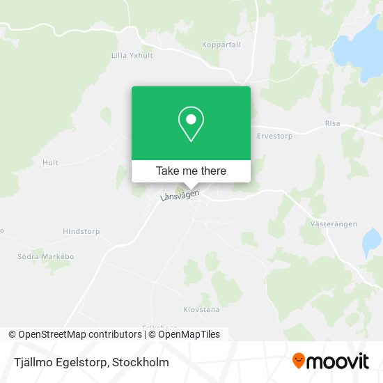 Tjällmo Egelstorp map