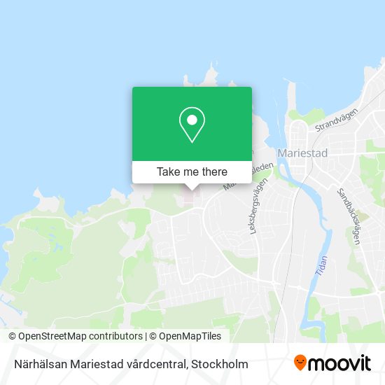Närhälsan Mariestad vårdcentral map