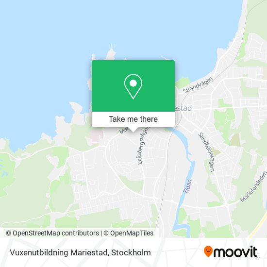 Vuxenutbildning Mariestad map